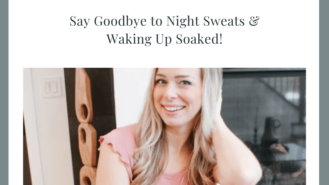 Say Goodbye To Night Sweats! - Cloud Nine Pajamas