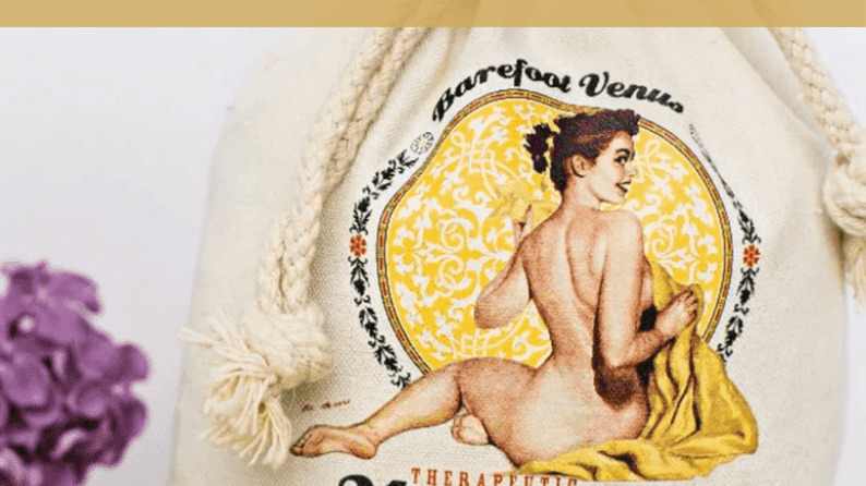 Why We’re Obsessed with Barefoot Venus therapeutic mustard bath product packaging with natural ingredients.