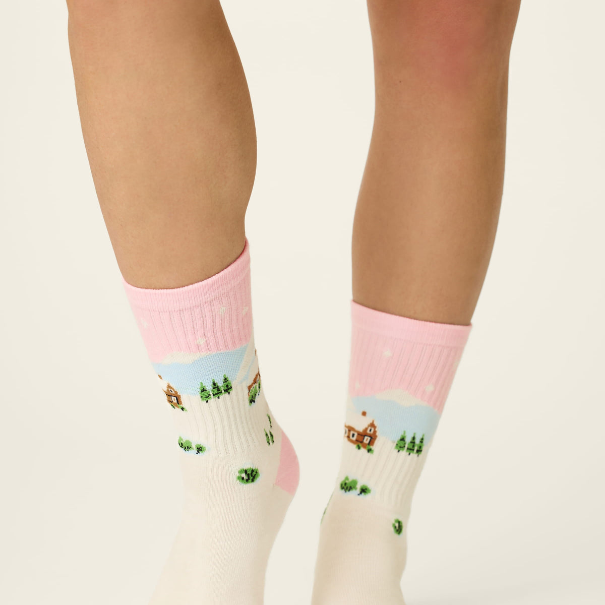 Stocking stuffers: PJ Salvage Winter Village crew socks