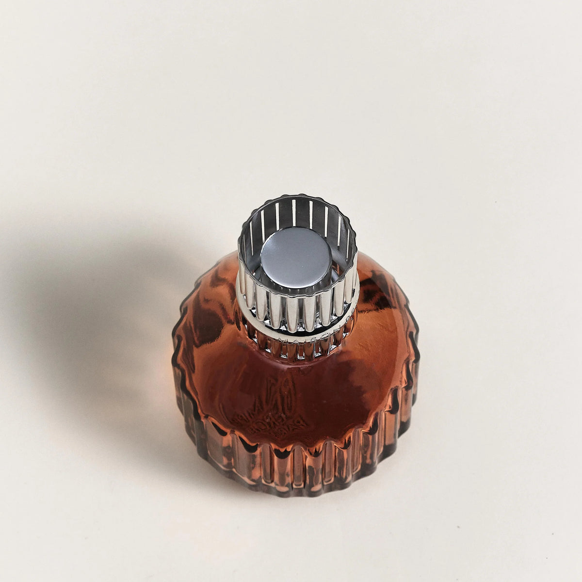 Maison Berger Cannelo Fragrance Lamp Paprika angle view amber orange — Cloud Nine Pajamas