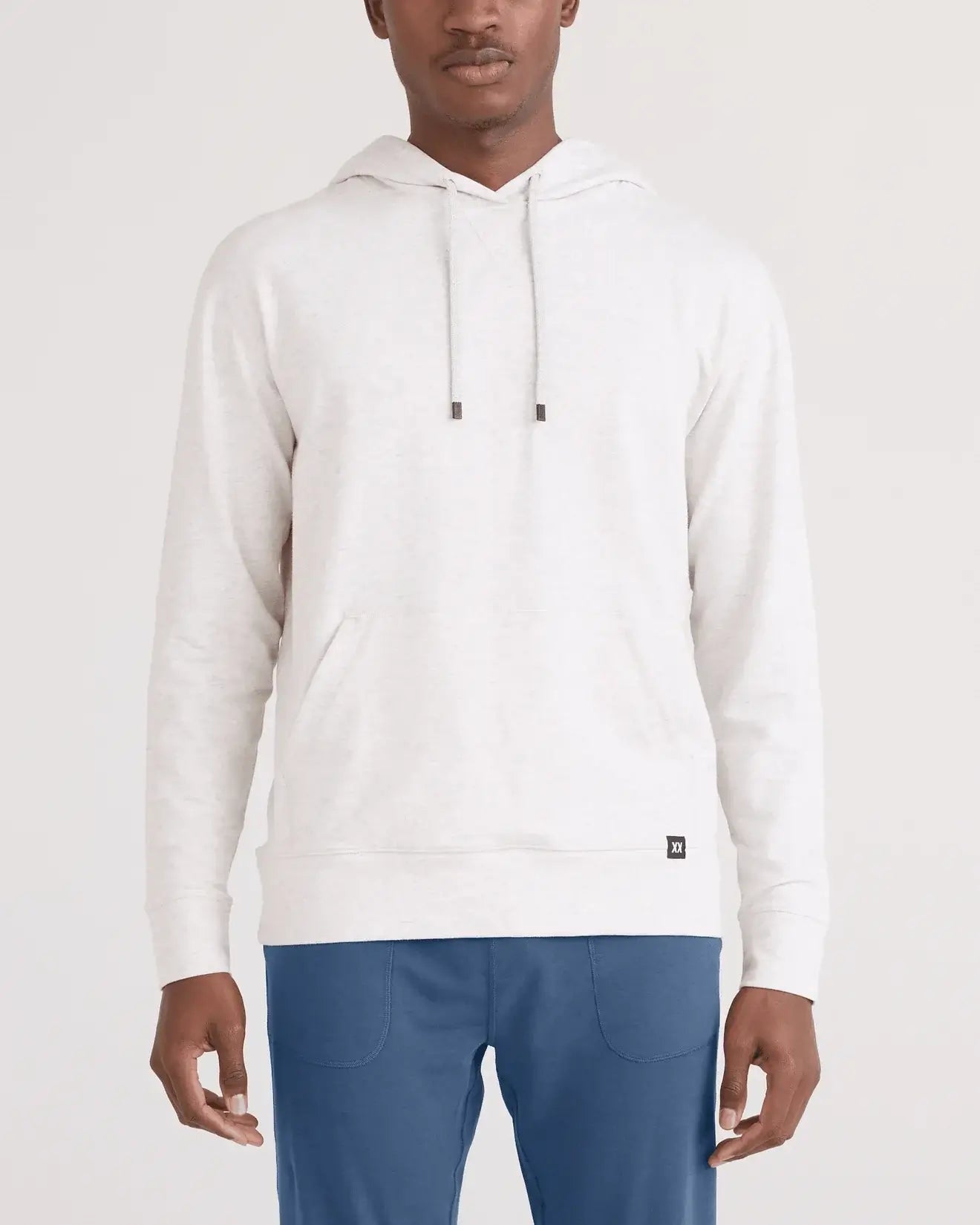 3Six Five Lounge Hoodie Men's steel white hoodie 365 by Saxx