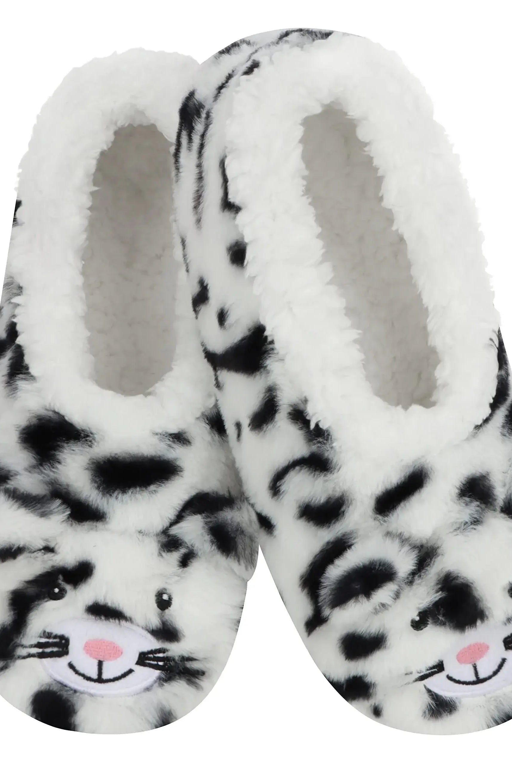 The Zoo Crew Fur Animals Slipper Socks Snoozies Snow Leopard