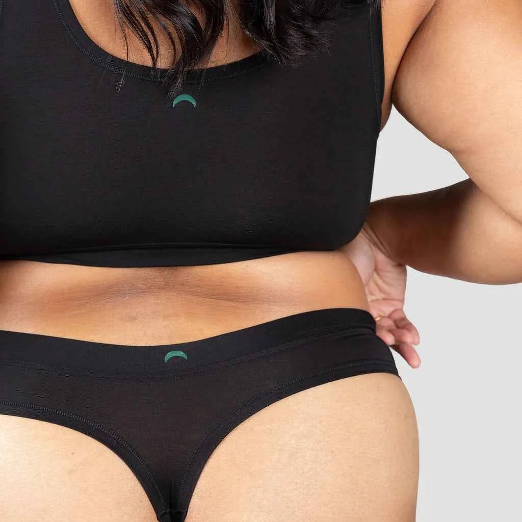 HUHA Women's Mineral Thong Underwear TENCEL Modal