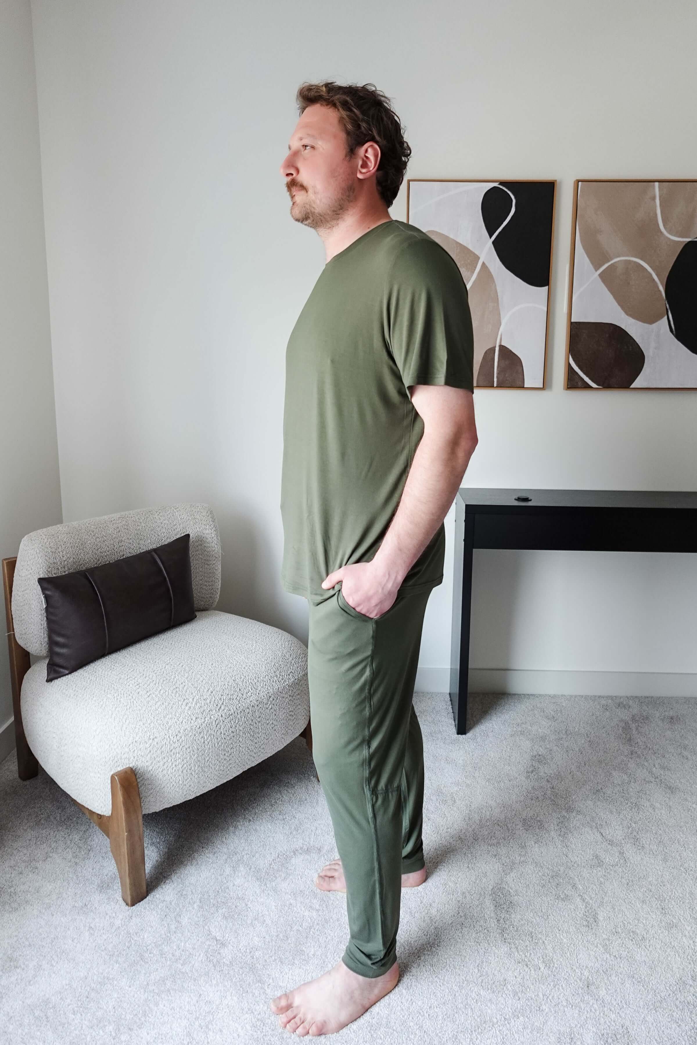 Jogger Pant - Unisex Bamboo | Olive Forest