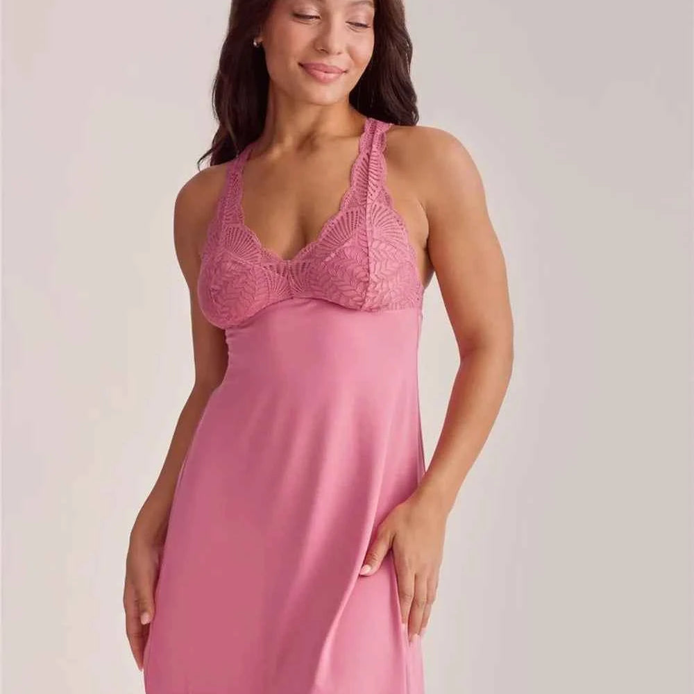 Belle Epoque Full Bust Chemise Lipstick Pink