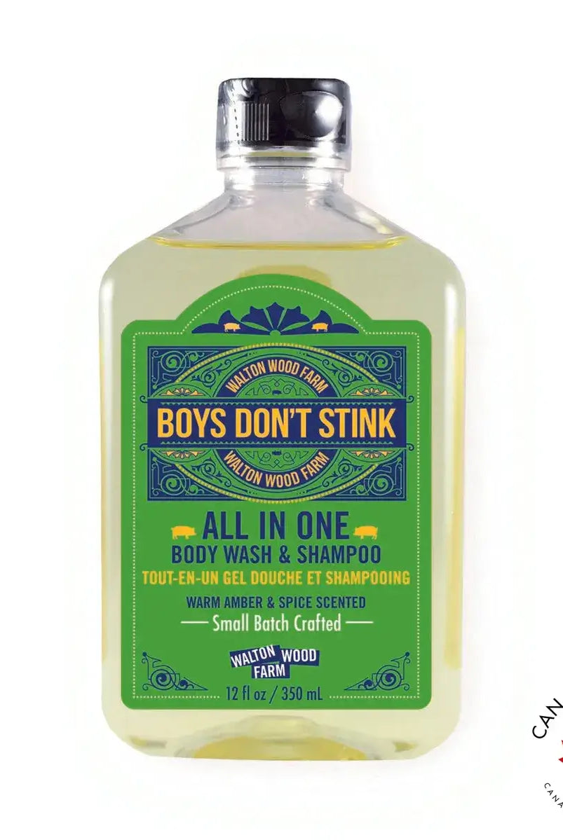 Boys Don't Stink All In One Wash-Walton Wood Farm-Cloud Nine Pajamas