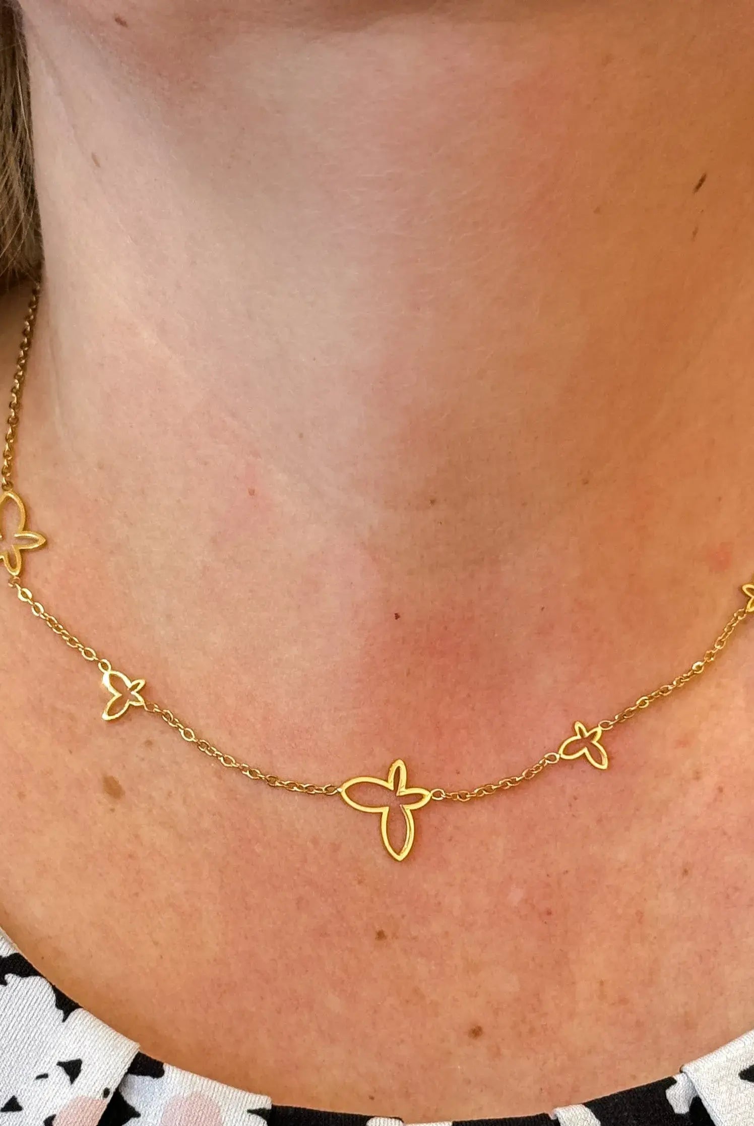 Butterfly Necklace-Royce & Oak-Cloud Nine Pajamas