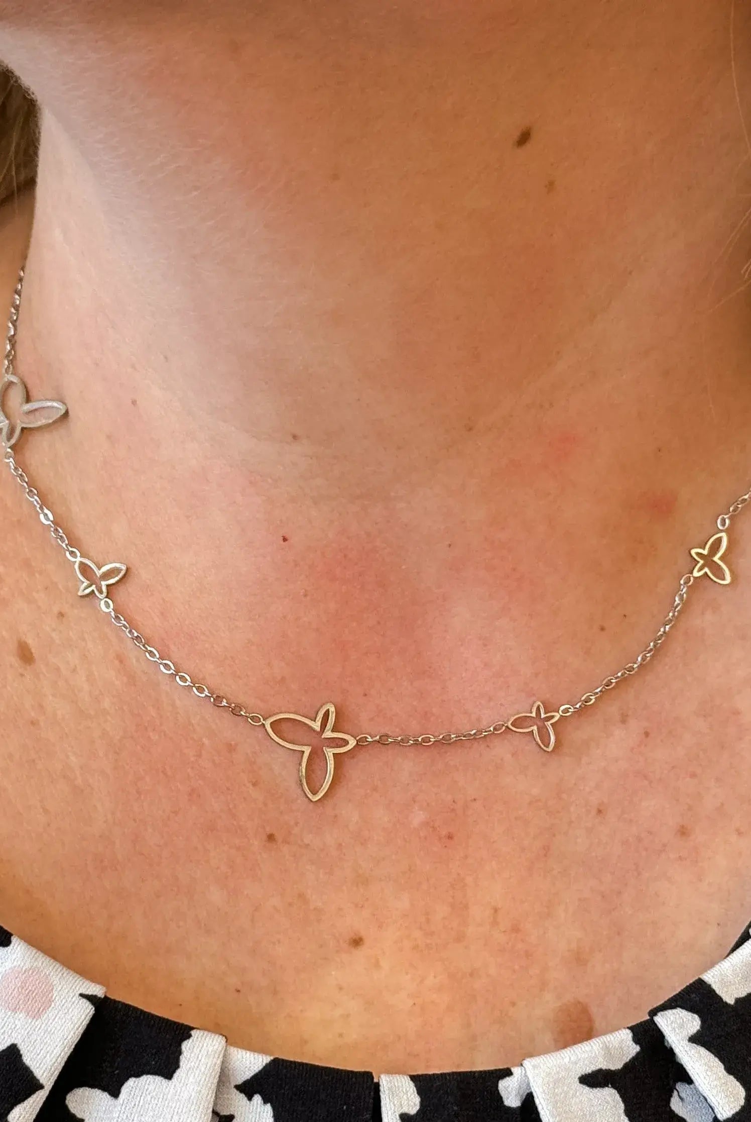 Butterfly Necklace-Royce & Oak-Cloud Nine Pajamas