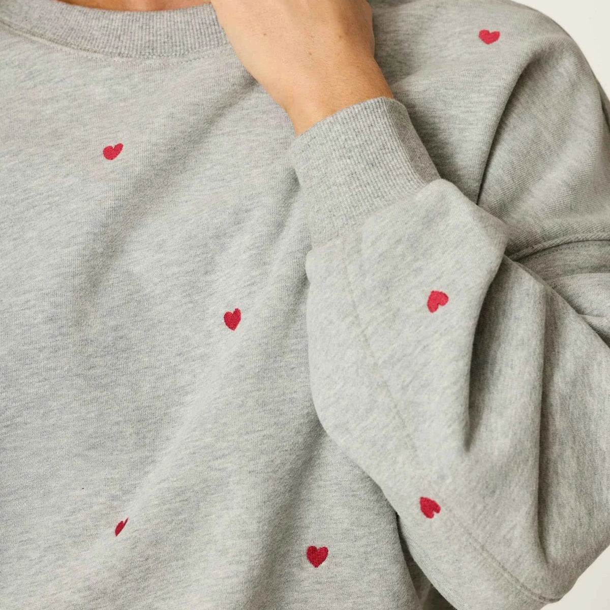 Lounge Set C'est La Vie Hearts French Terry