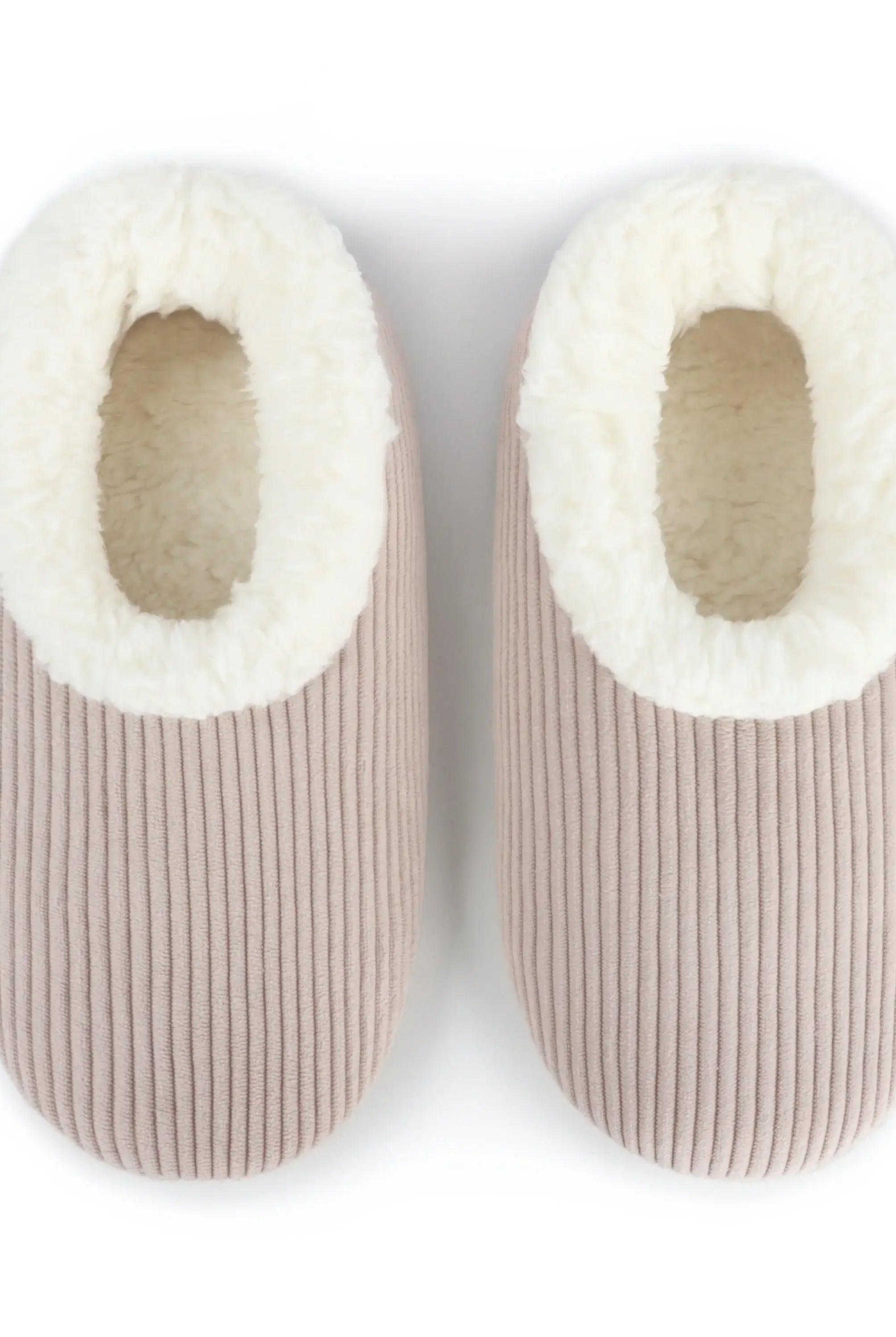 Snoozies Plush COZY Slipper Socks cozy corduroy smokey grey