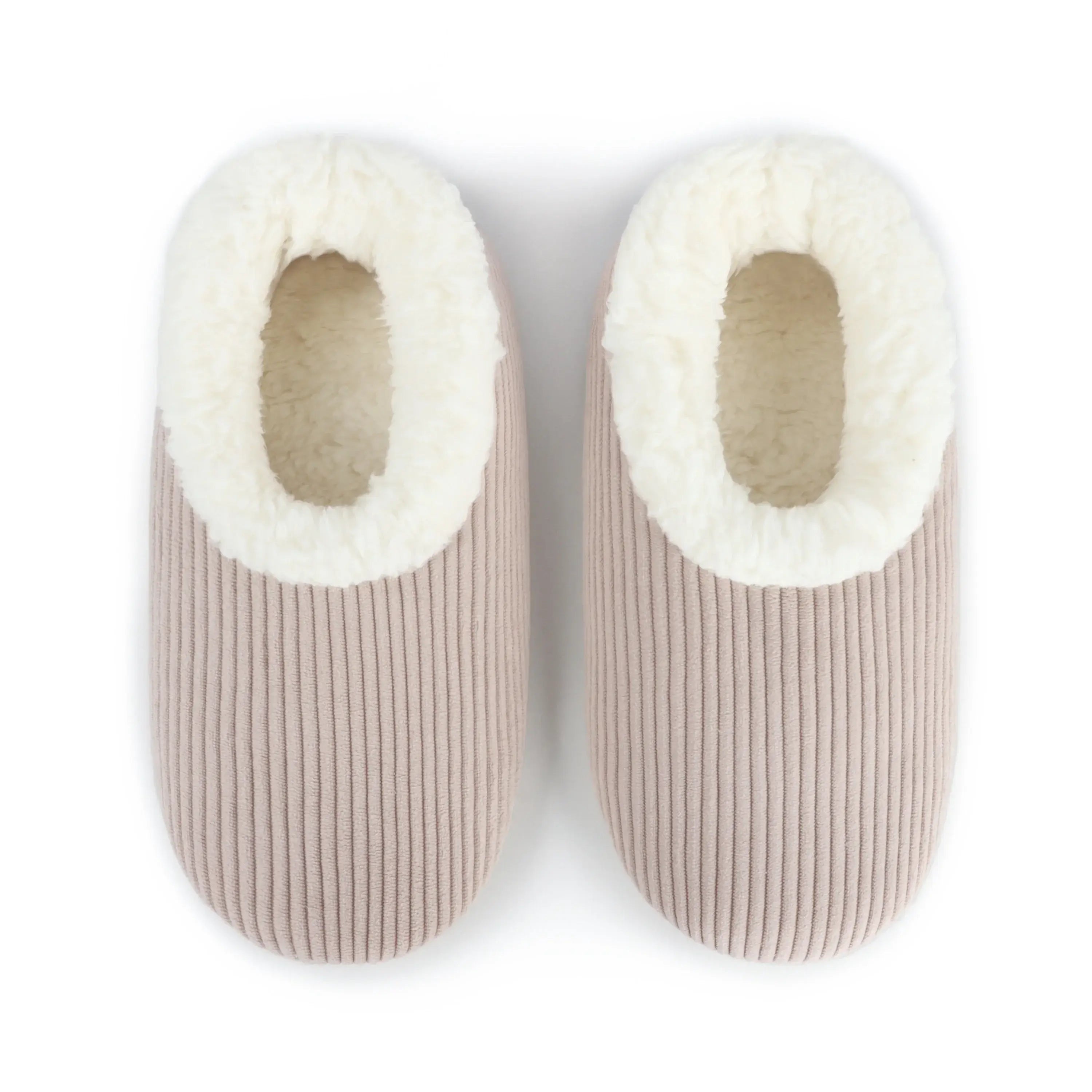 Snoozies Plush COZY Slipper Socks cozy corduroy smokey grey