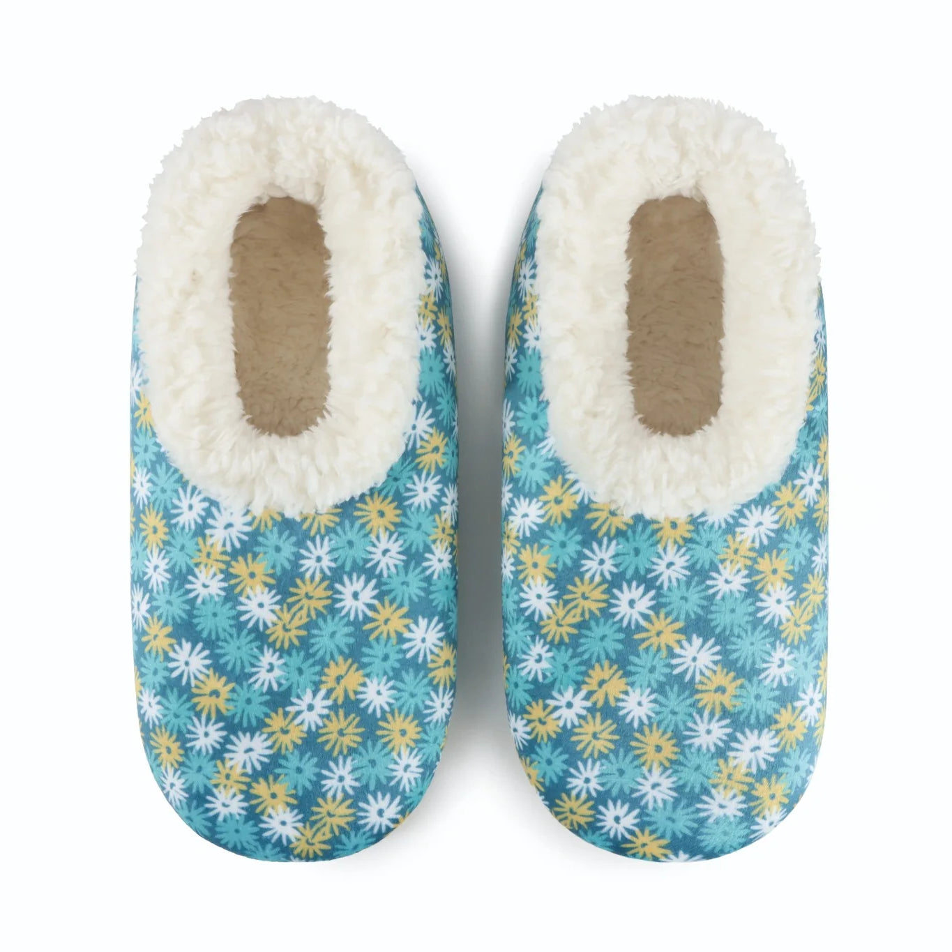 Snoozies Plush Cozy Slipper Socks with Memory Foam & Thick Sherpa Lining