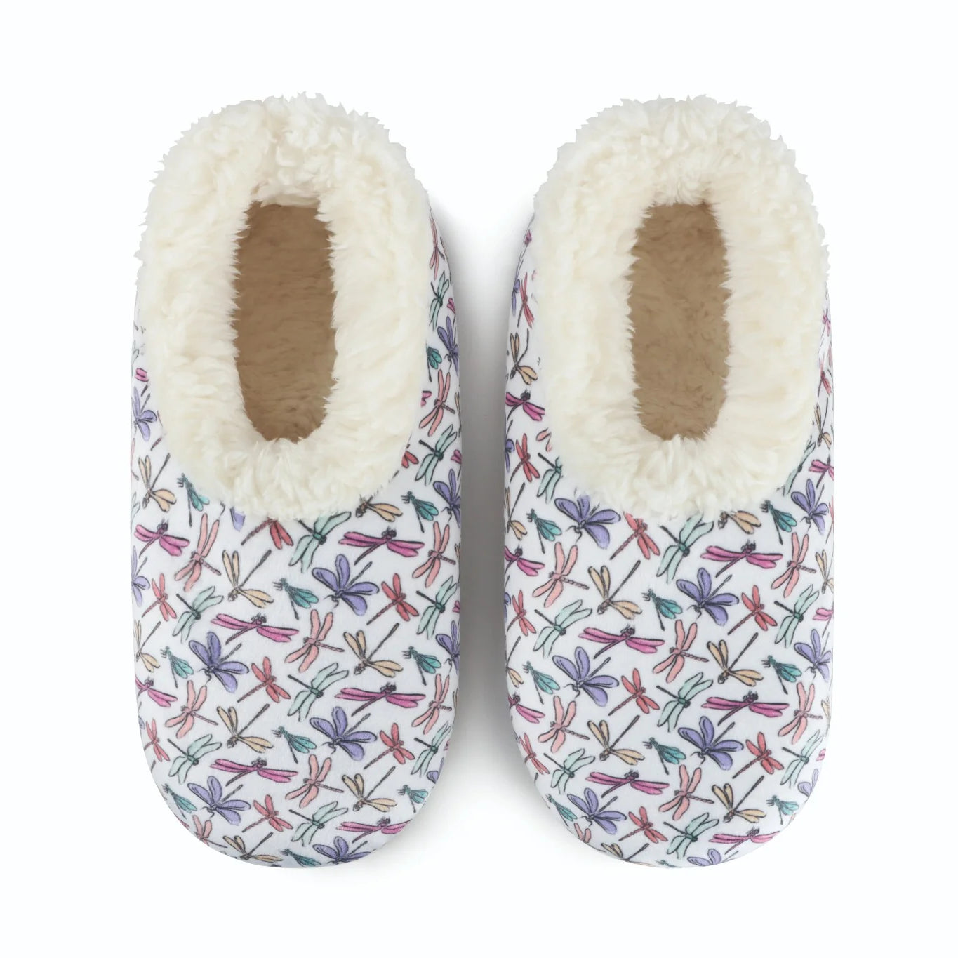 Snoozies Plush Cozy Slipper Socks with Memory Foam & Thick Sherpa Lining