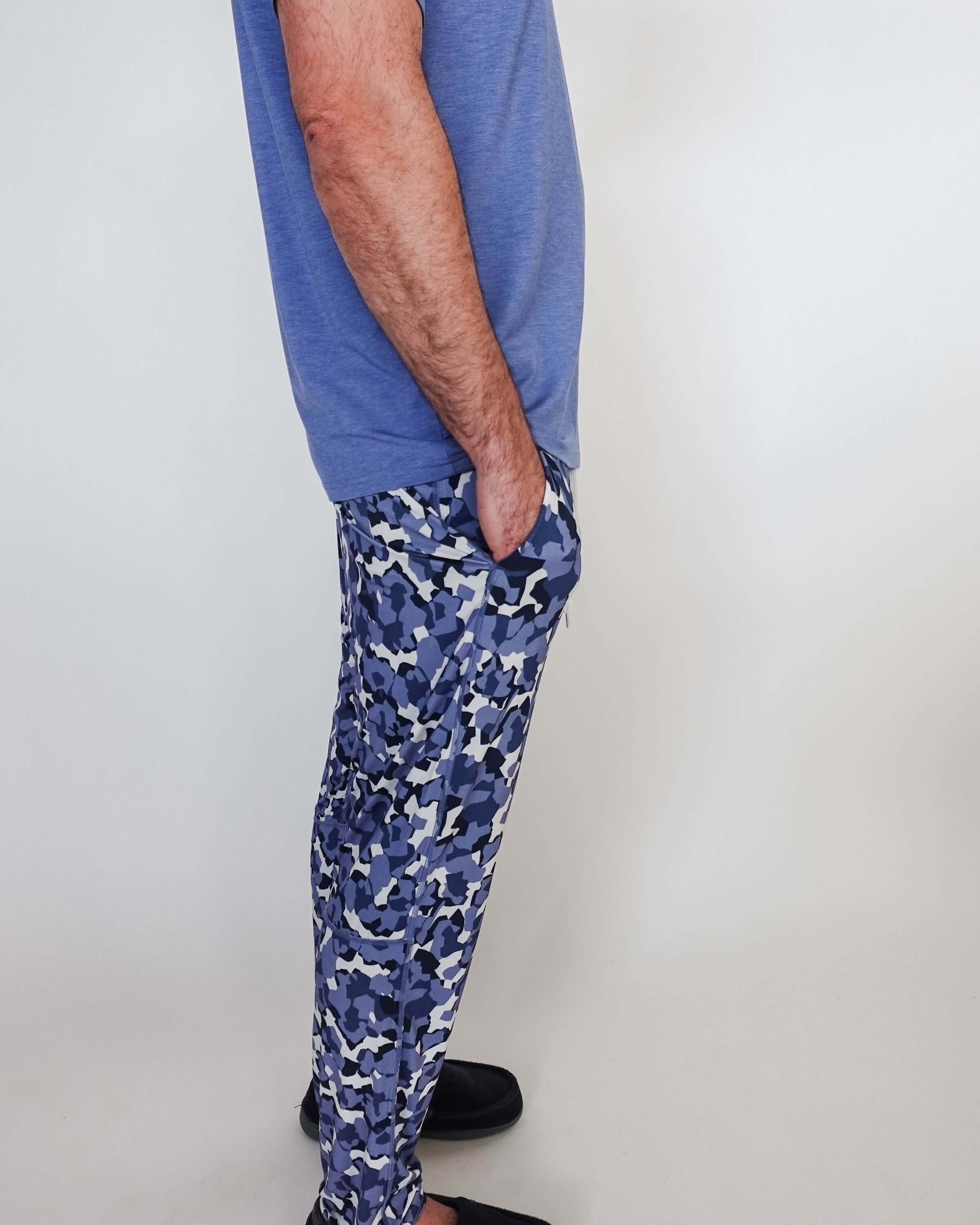 Jogger Pant - Unisex Bamboo | Geo Camo Print
