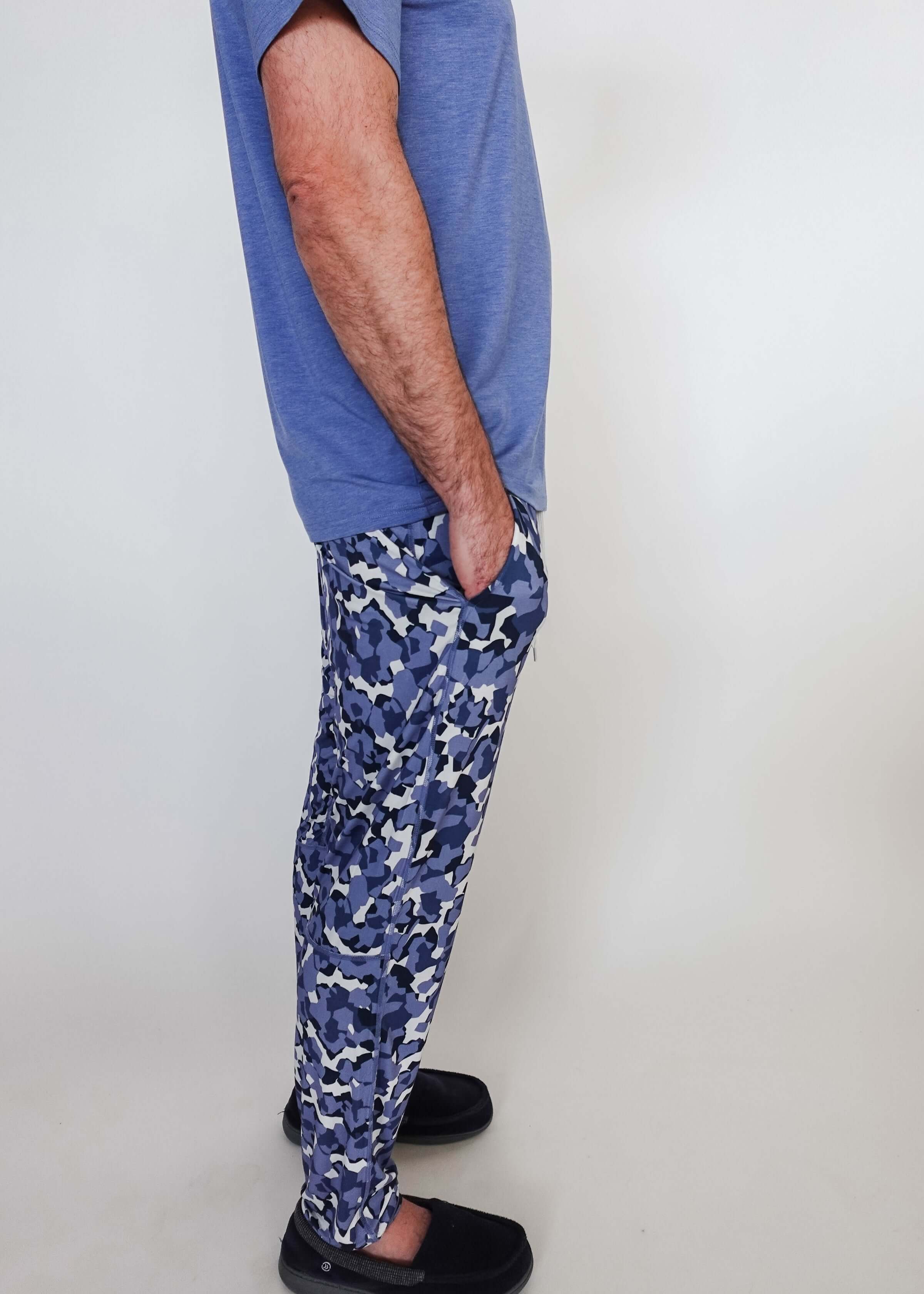Jogger Pant - Unisex Bamboo | Geo Camo Print