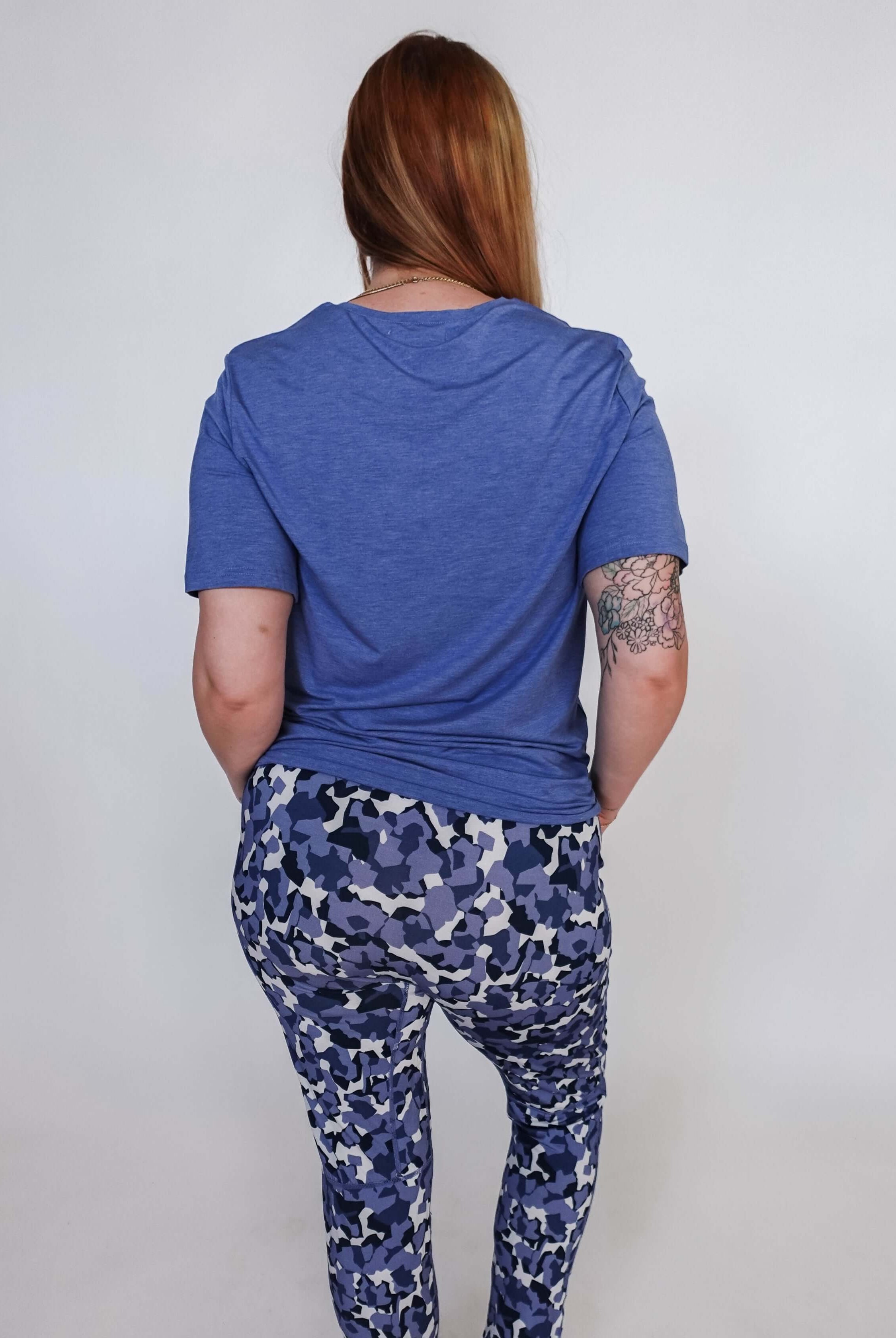 Short Sleeve Tee - Unisex Bamboo | Heather Blue