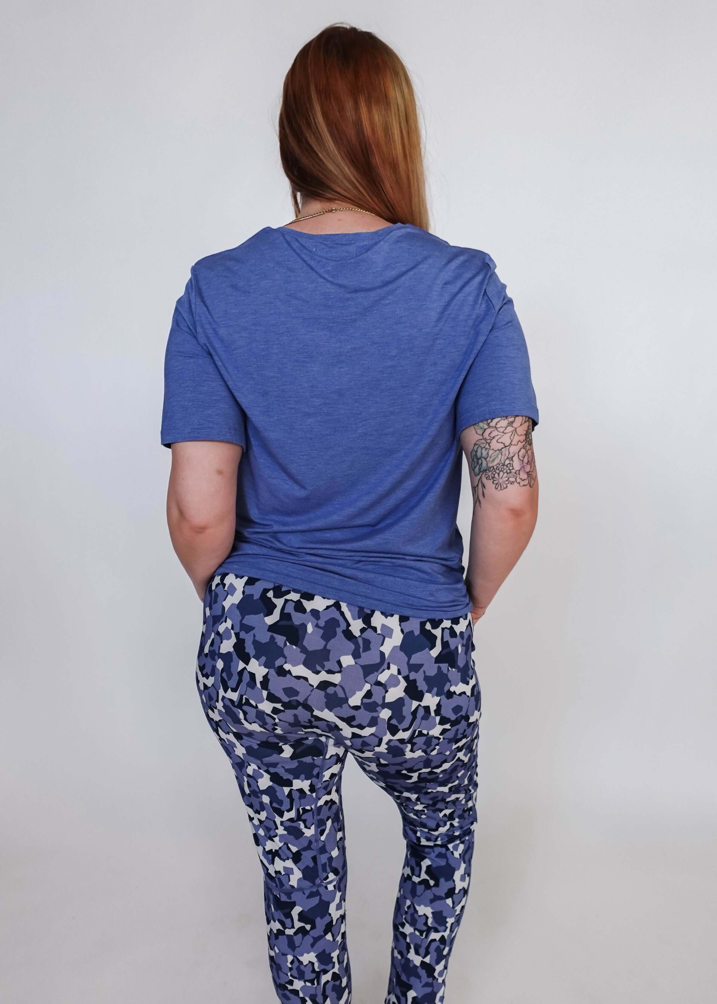 Short Sleeve Tee - Unisex Bamboo | Heather Blue