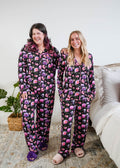Long Sleeve Button Up/Pant Bamboo Lounge PJ Set Dreamy Blooms