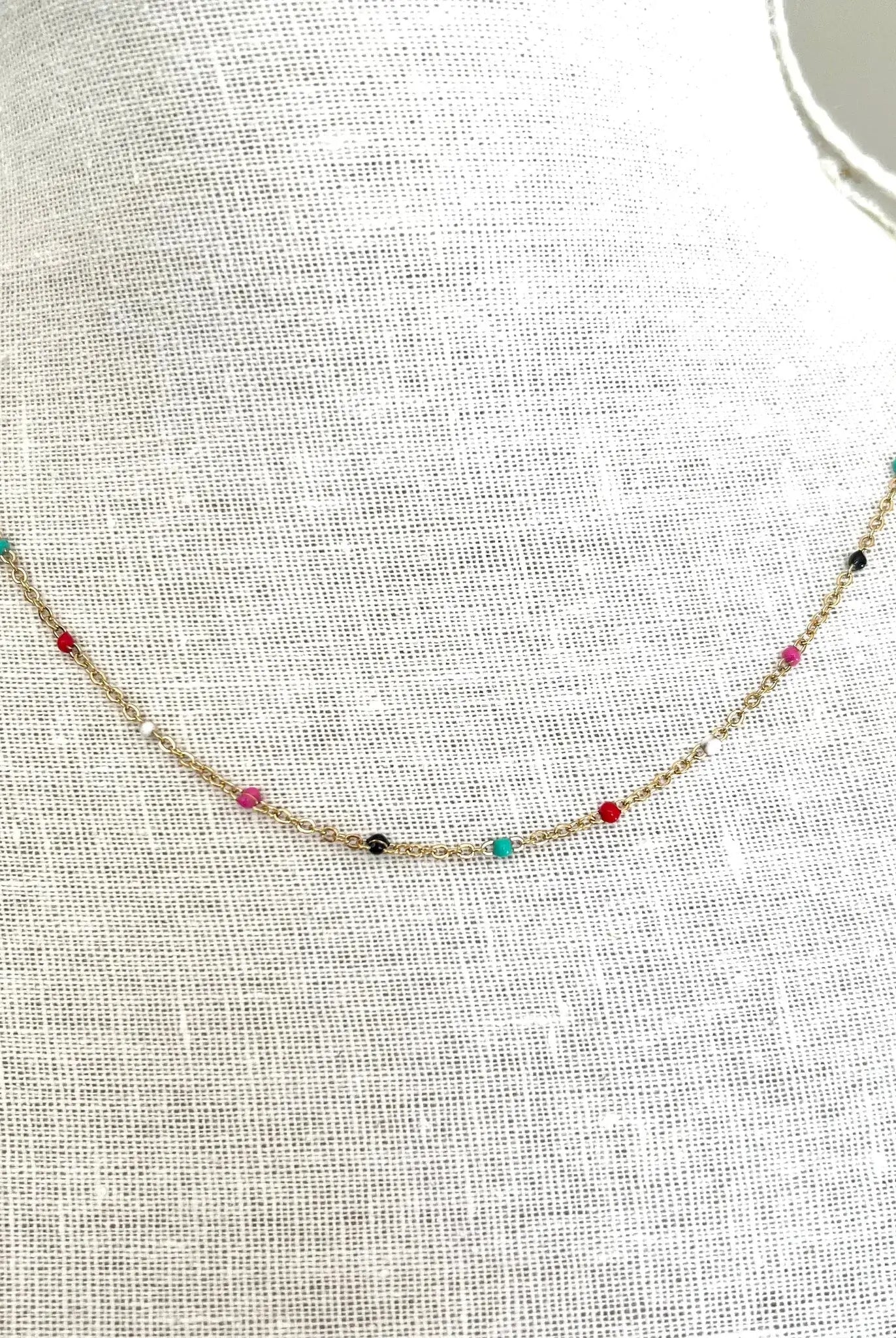 Enamel Necklace-Royce & Oak-Cloud Nine Pajamas