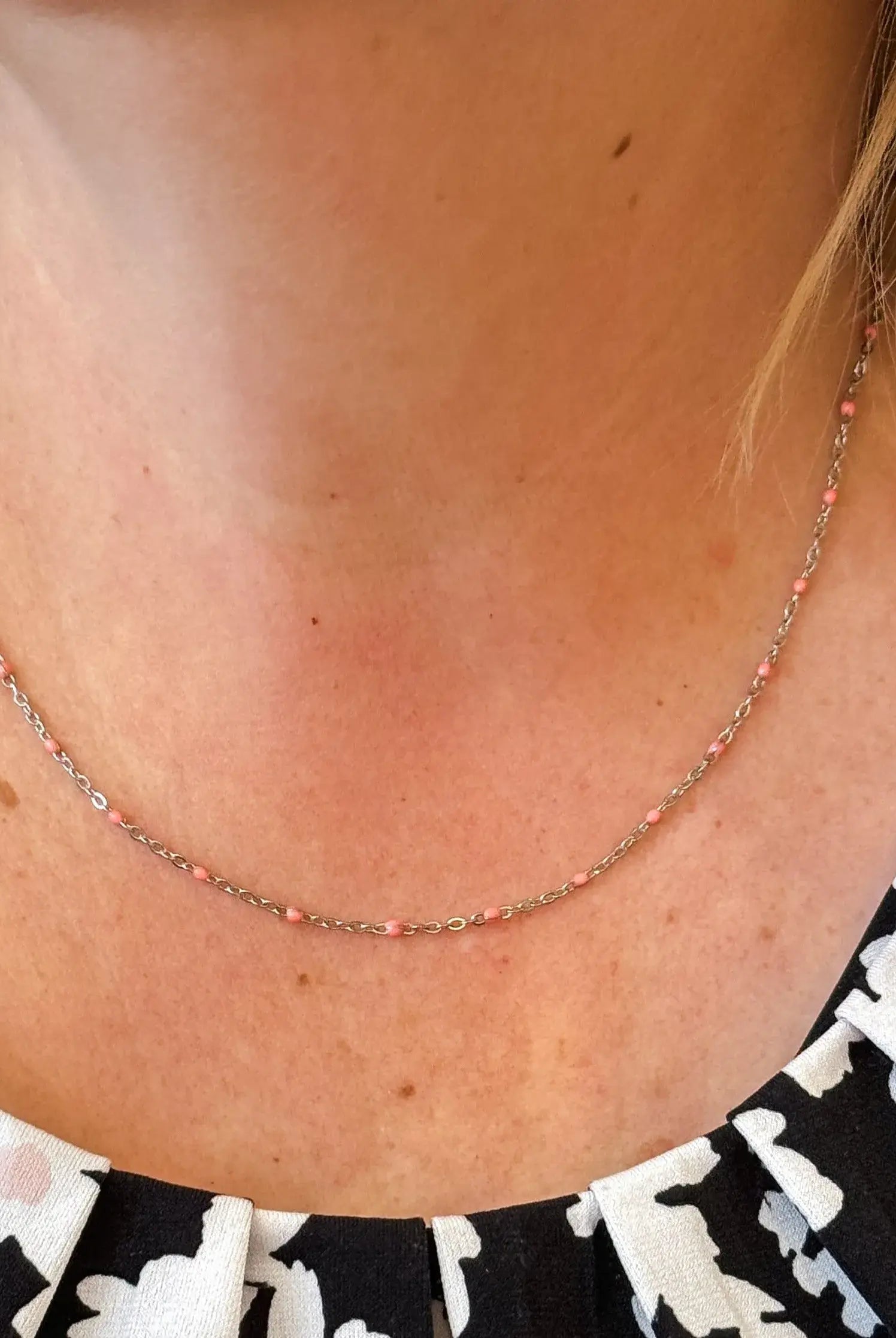 Enamel Necklace-Royce & Oak-Cloud Nine Pajamas