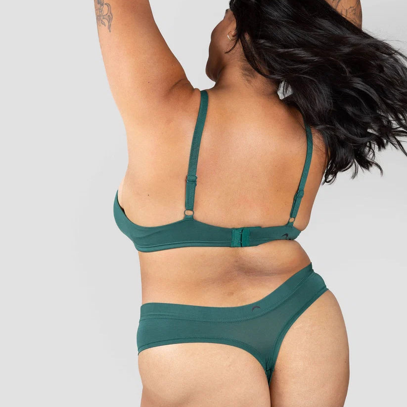 HUHA Women's Mineral Thong Underwear TENCEL Modal
