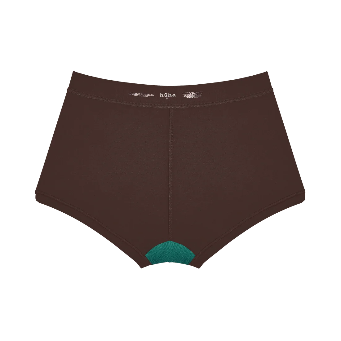 HUHA Mineral Brief Brown TENCEL Modal inside back view — Cloud Nine Pajamas Edmonton