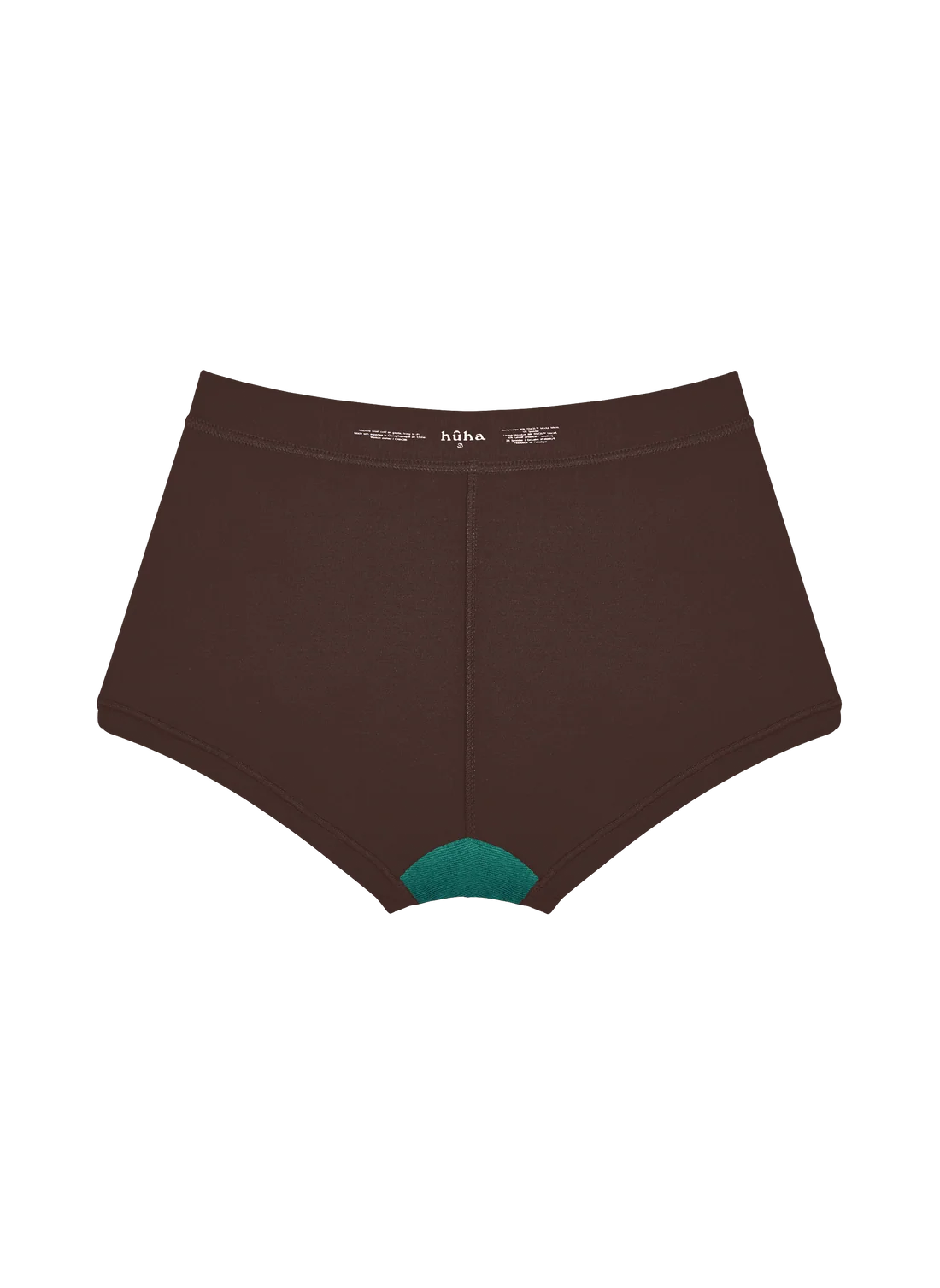 HUHA Mineral Brief Brown TENCEL Modal inside back view — Cloud Nine Pajamas Edmonton