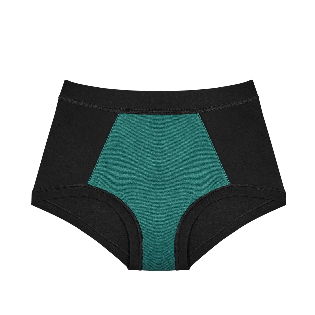 HUHA Mineral Brief Black TENCEL Modal inside front view — Cloud Nine Pajamas Edmonton