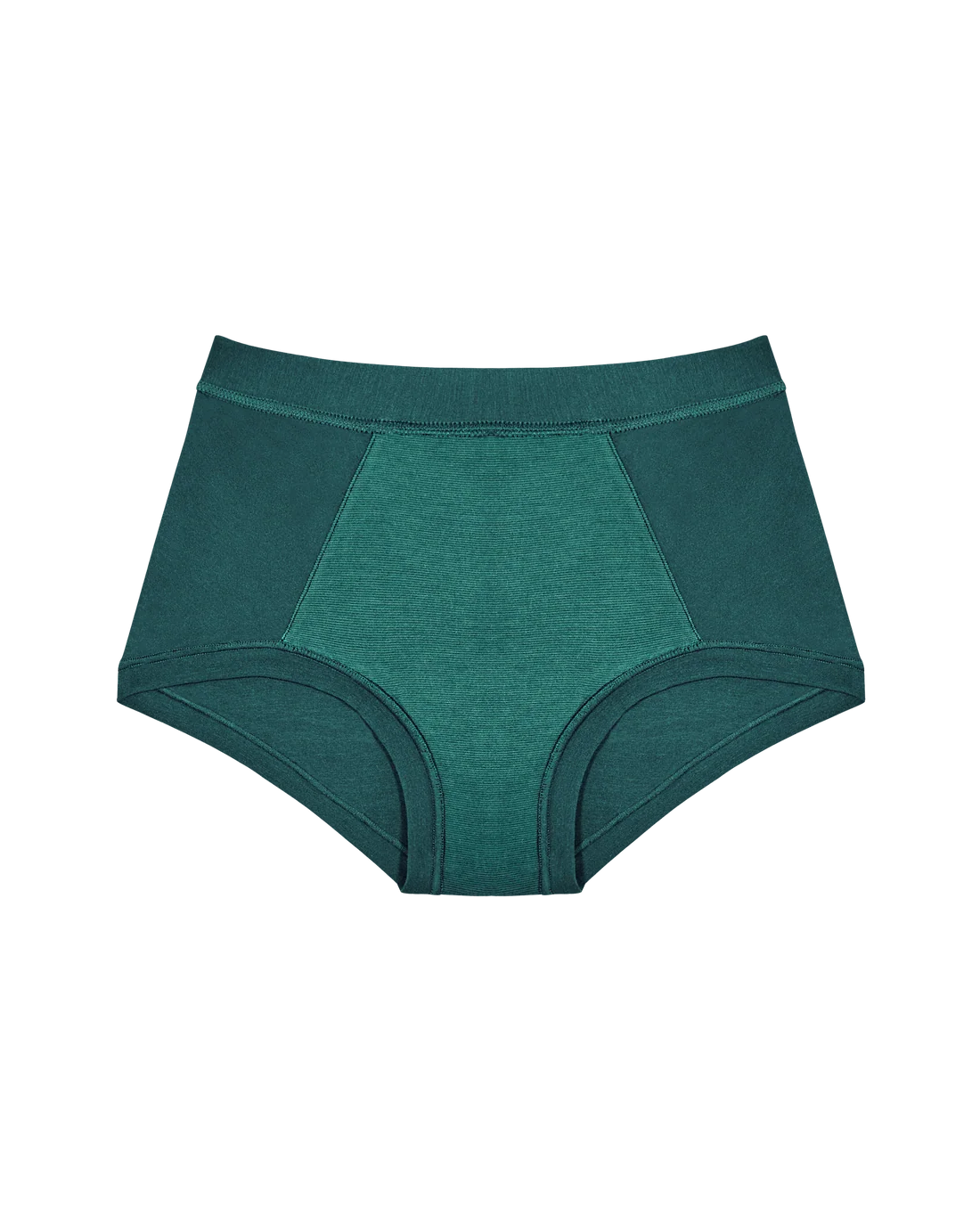 HUHA Mineral Brief Green TENCEL Modal front inside view — Cloud Nine Pajamas Edmonton