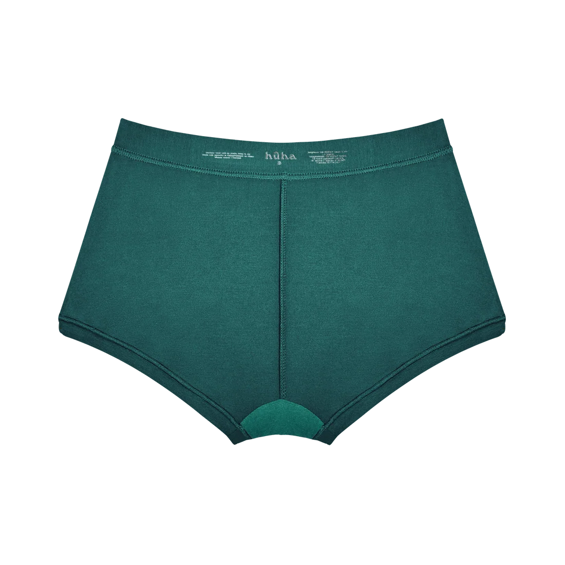 HUHA Mineral Brief Green TENCEL Modal back inside view — Cloud Nine Pajamas Edmonton