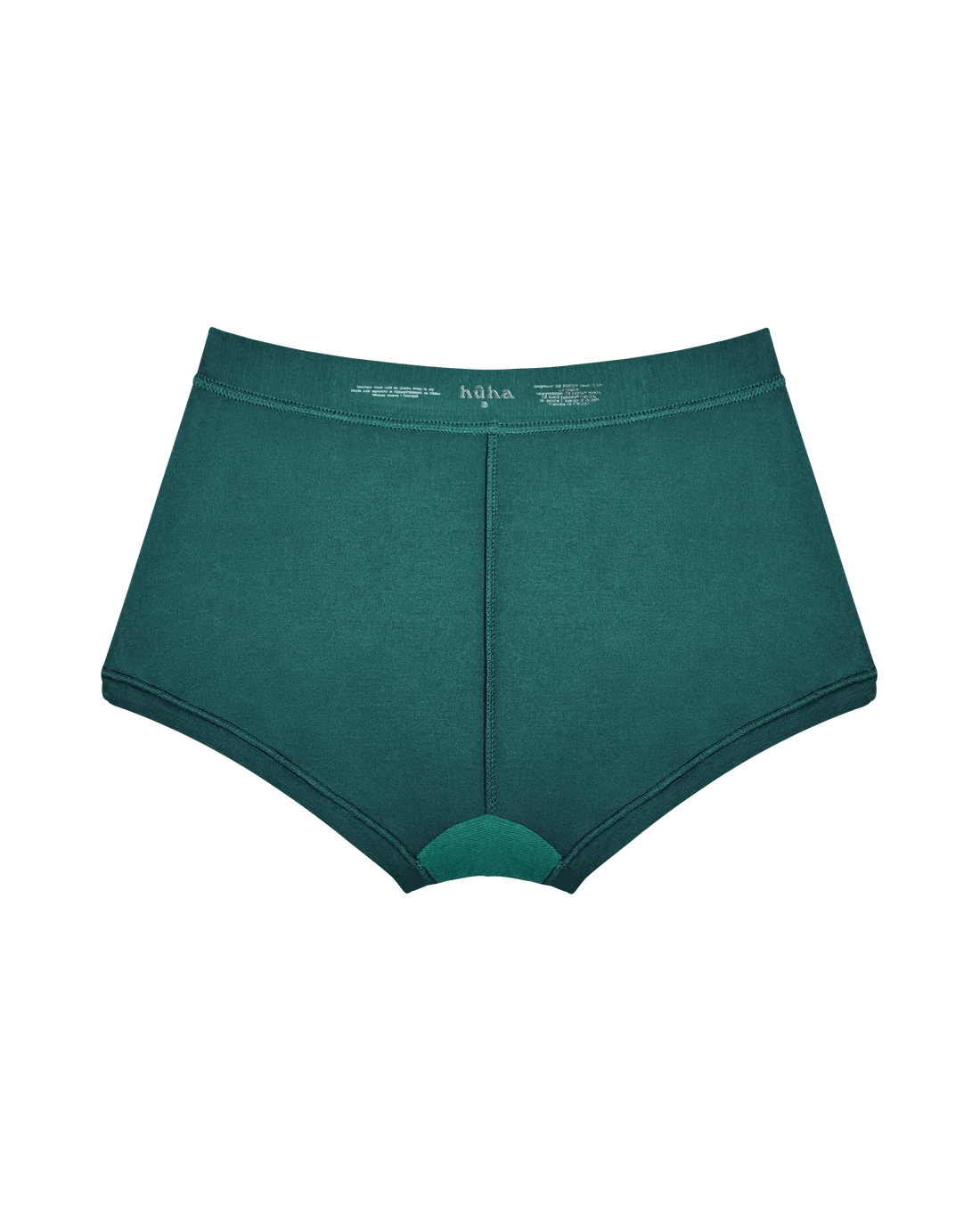 HUHA Mineral Brief Green TENCEL Modal back inside view — Cloud Nine Pajamas Edmonton