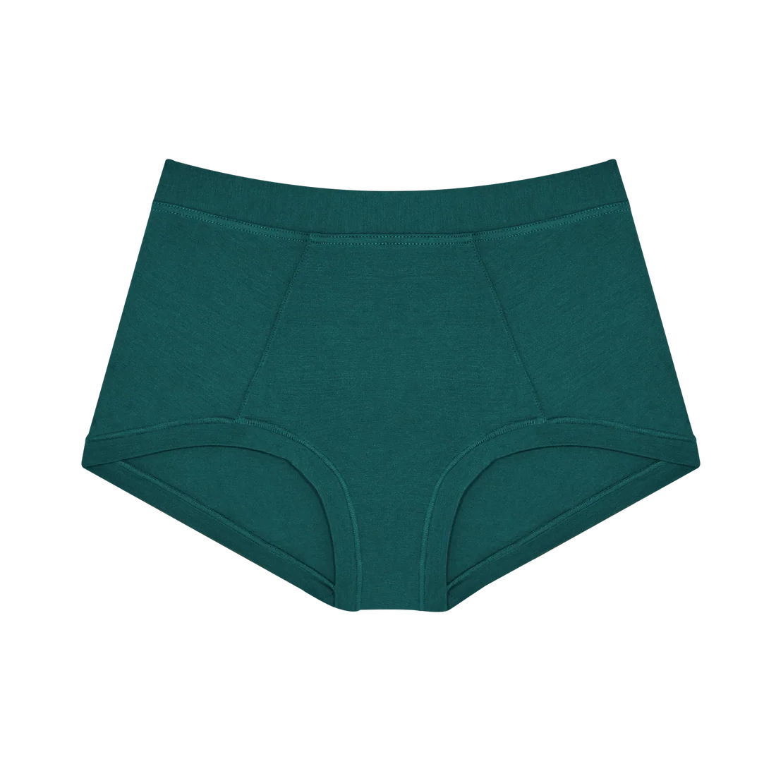 HUHA Mineral Brief Green TENCEL Modal front view — Cloud Nine Pajamas Edmonton