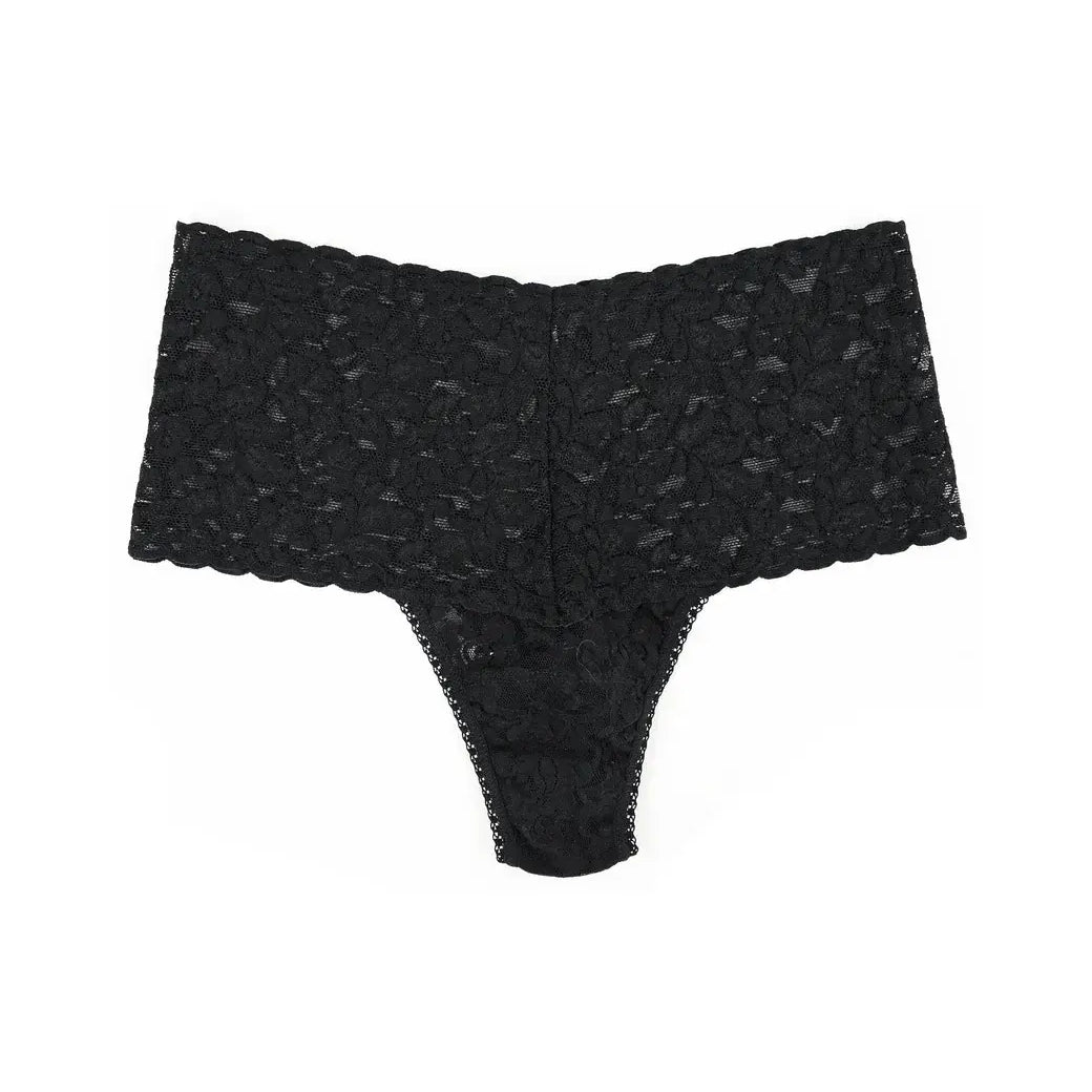 Hanky Panky Retro Thong flat lay – elegant lace underwear