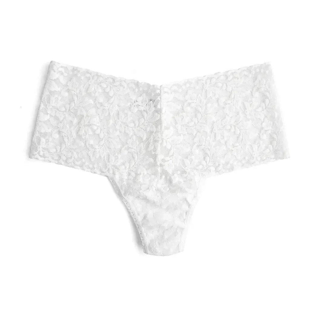 Hanky Panky Retro Thong flat lay – elegant lace underwear