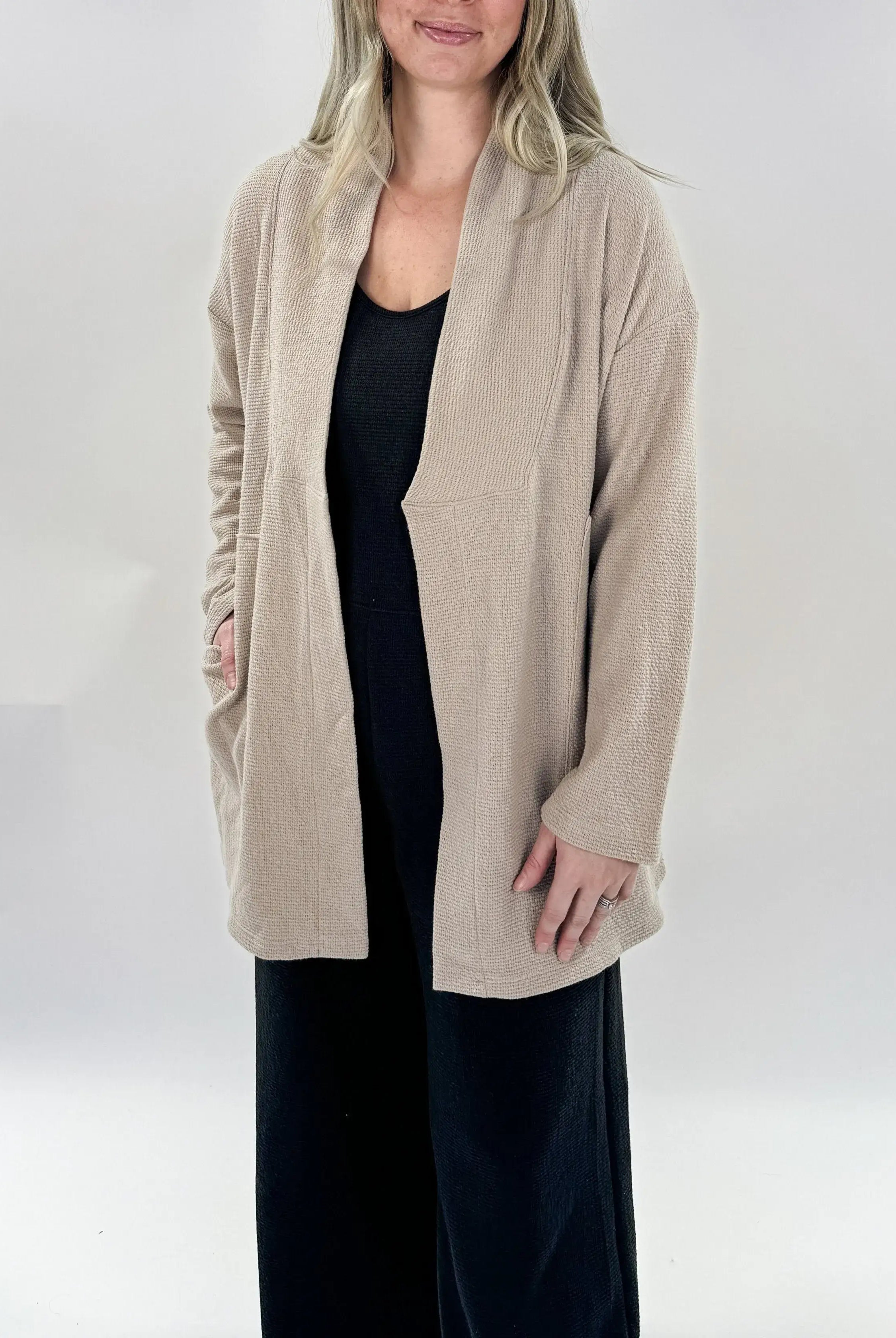 Cardigan Cloud Knit Pockets