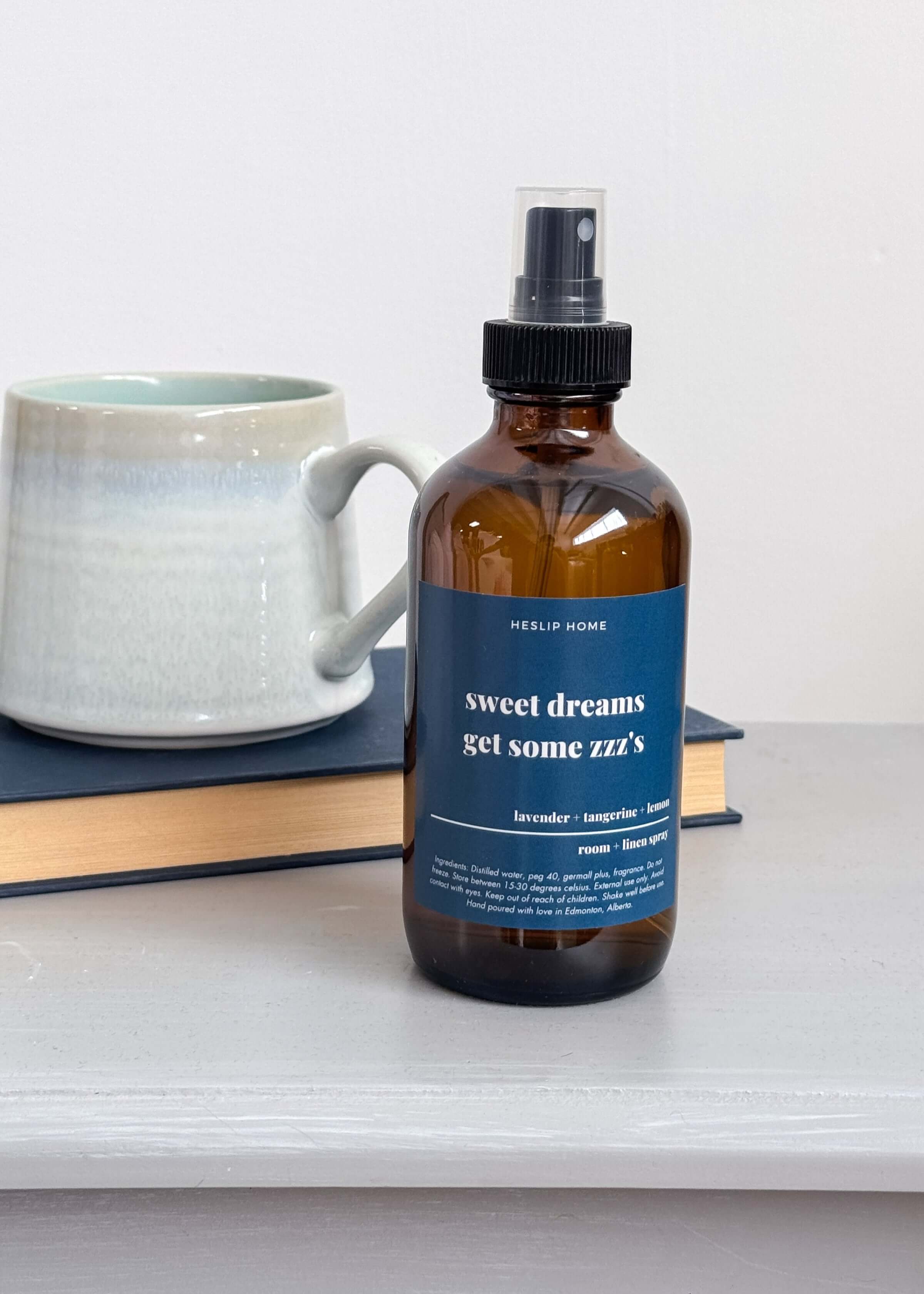 lavender room linen spray sleep aide Heslip Home