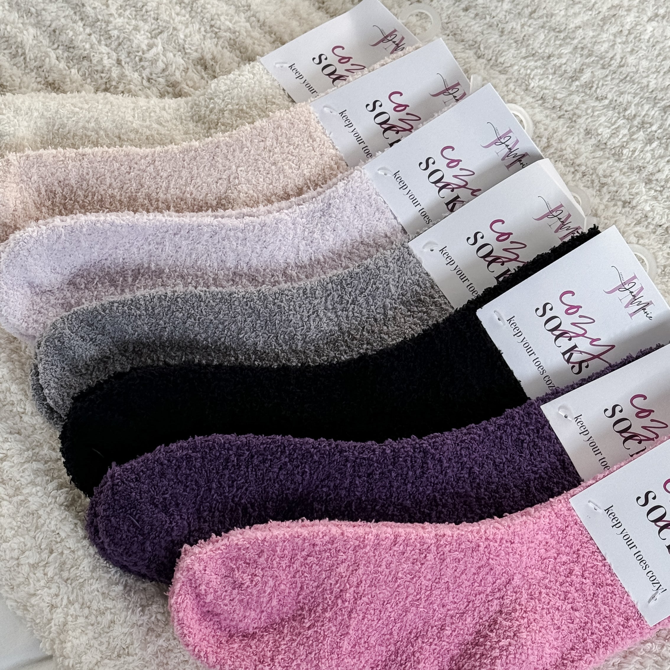 Cozy Cabin Socks Ultra‑Soft Fuzzy Socks | Lounge By Jan Marie