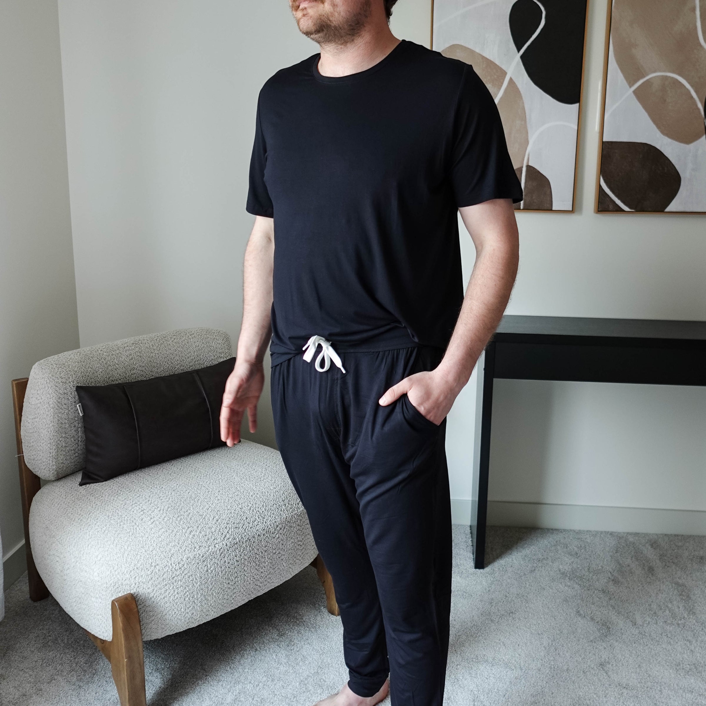 Jogger Pant - Unisex Bamboo | Black