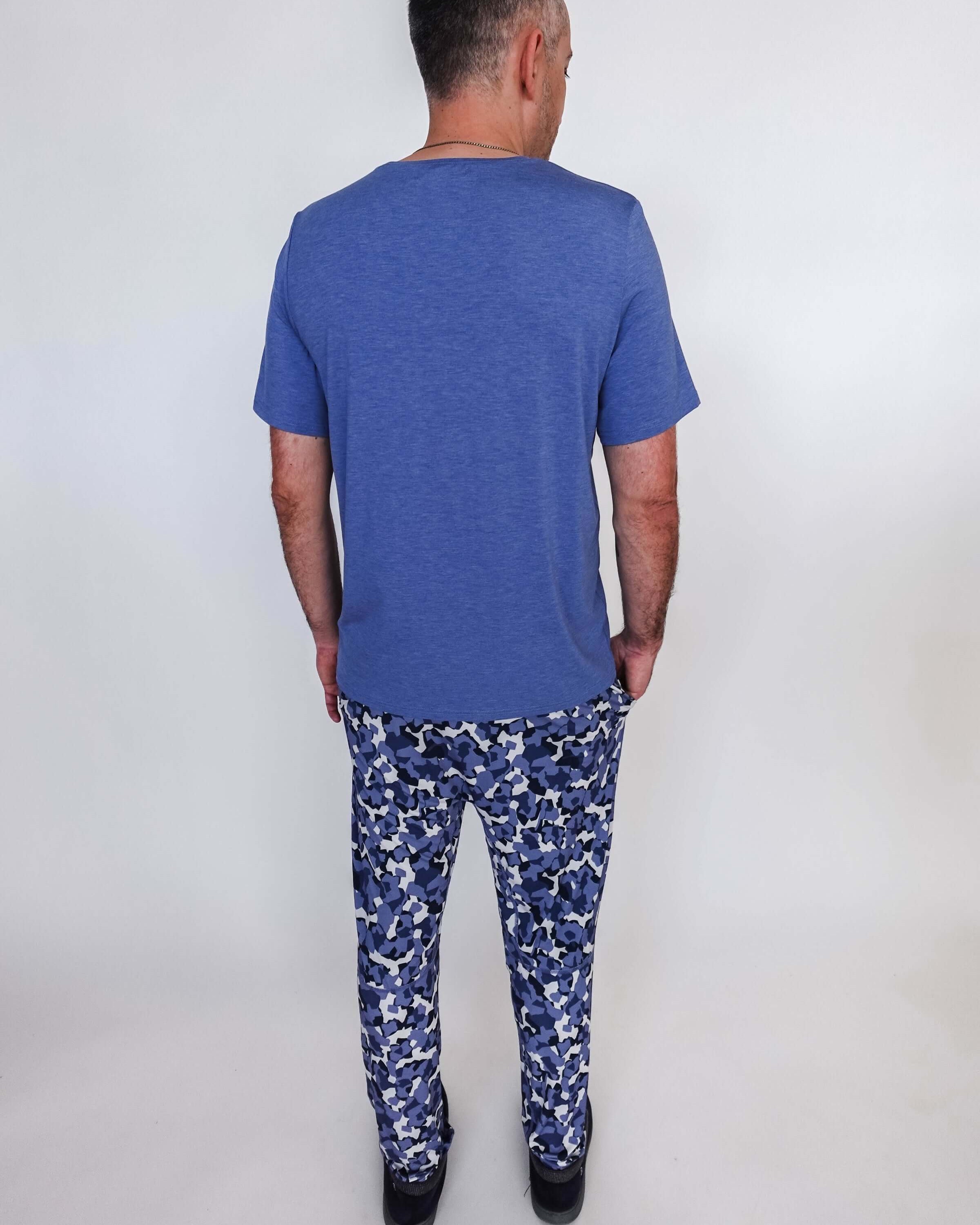 Jogger Pant - Unisex Bamboo | Geo Camo Print