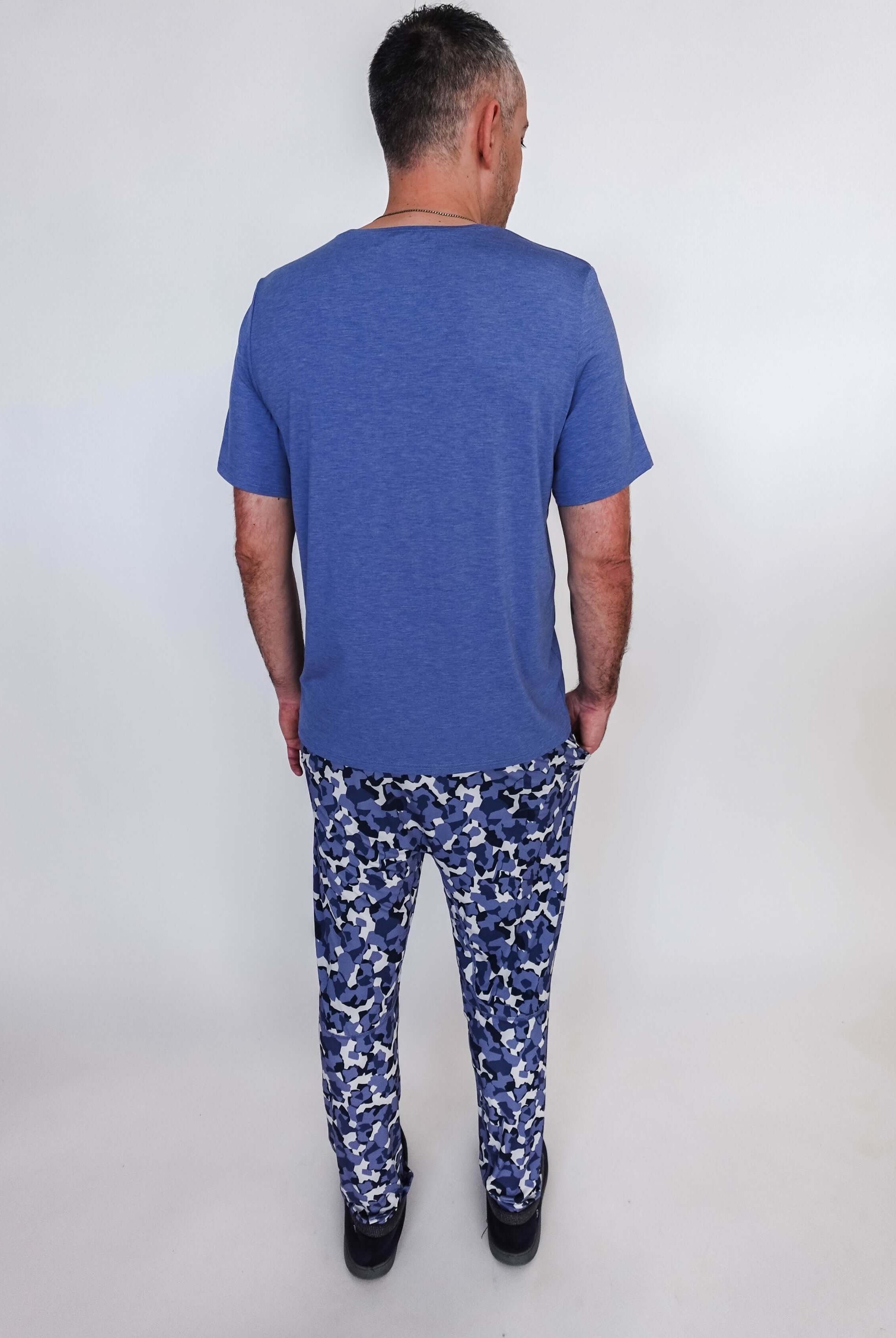 Jogger Pant - Unisex Bamboo | Geo Camo Print