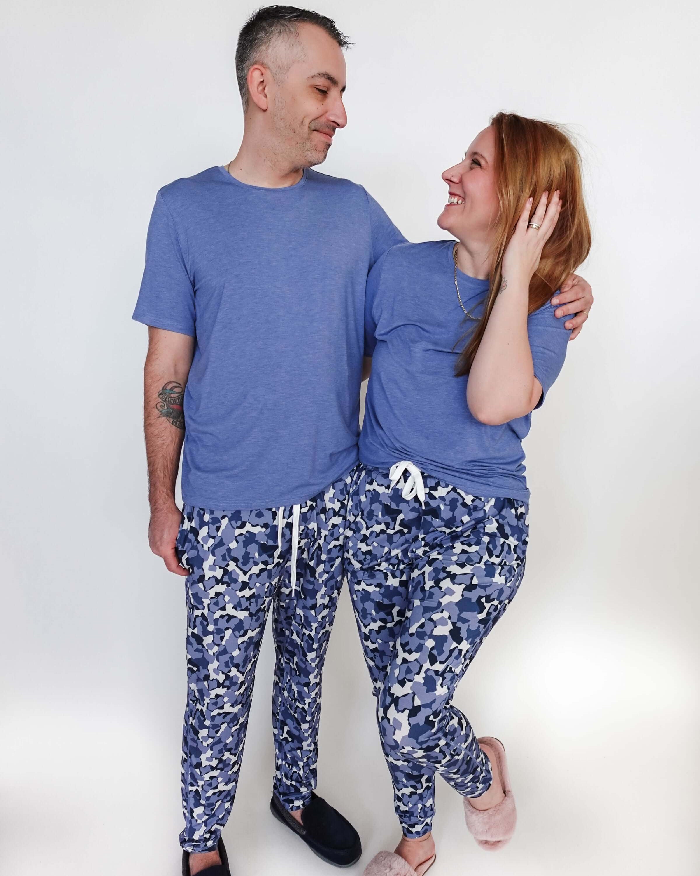 Jogger Pant - Unisex Bamboo | Geo Camo Print