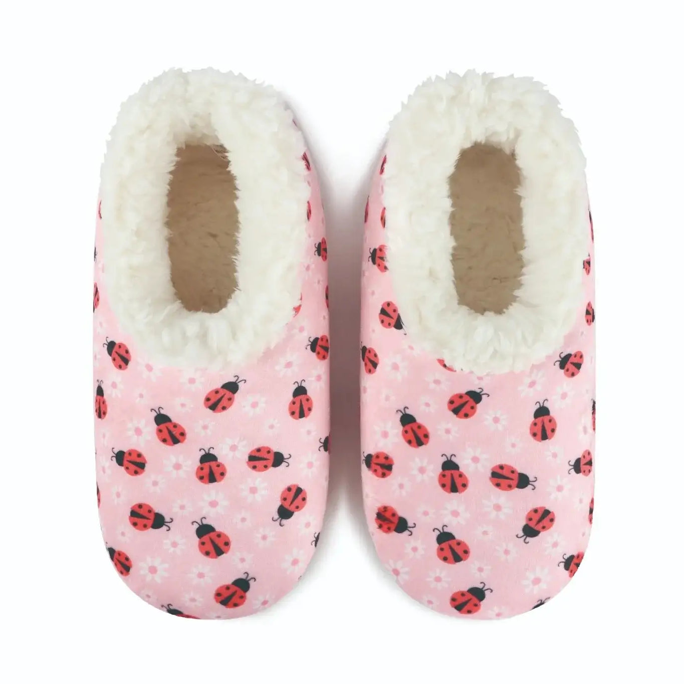 Snoozies Plush Cozy Slipper Socks with Memory Foam & Thick Sherpa Lining