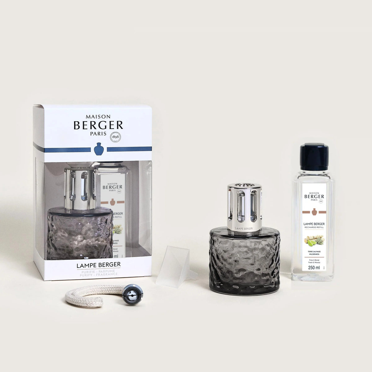 Maison Berger Mirage Black Fragrance Lamp complete gift set with accessories — Cloud Nine Pajamas Edmonton
