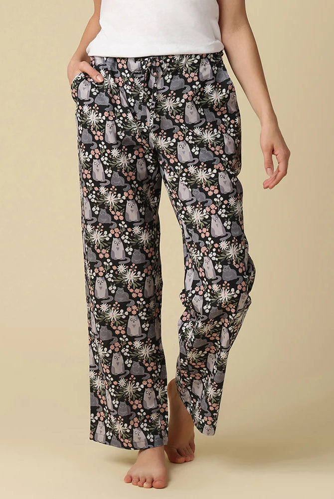 Kitty Cat 100% Cotton Pant in a Bag Pajama Bottom