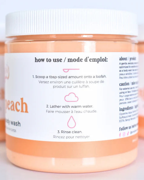 Niagara Peach Whipped Soap - Cloud Nine Pajamas