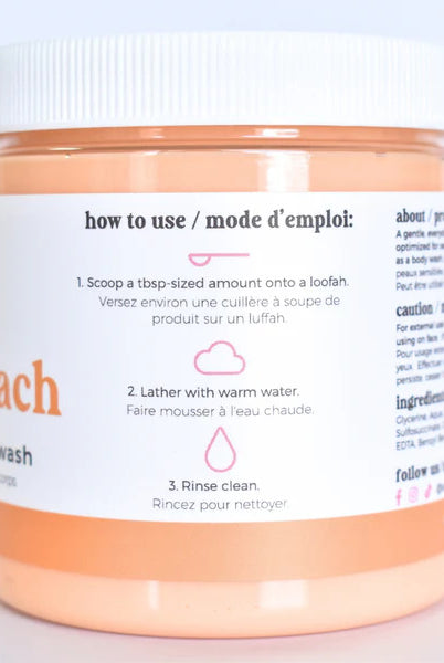 Niagara Peach Whipped Soap - Cloud Nine Pajamas