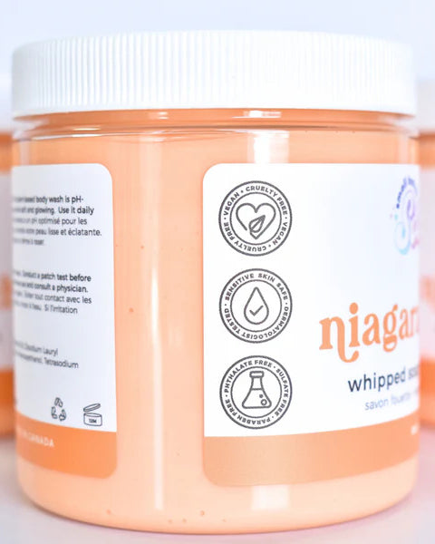 Niagara Peach Whipped Soap - Cloud Nine Pajamas