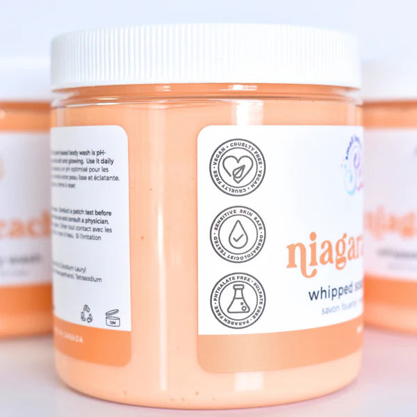 Niagara Peach Whipped Soap - Cloud Nine Pajamas