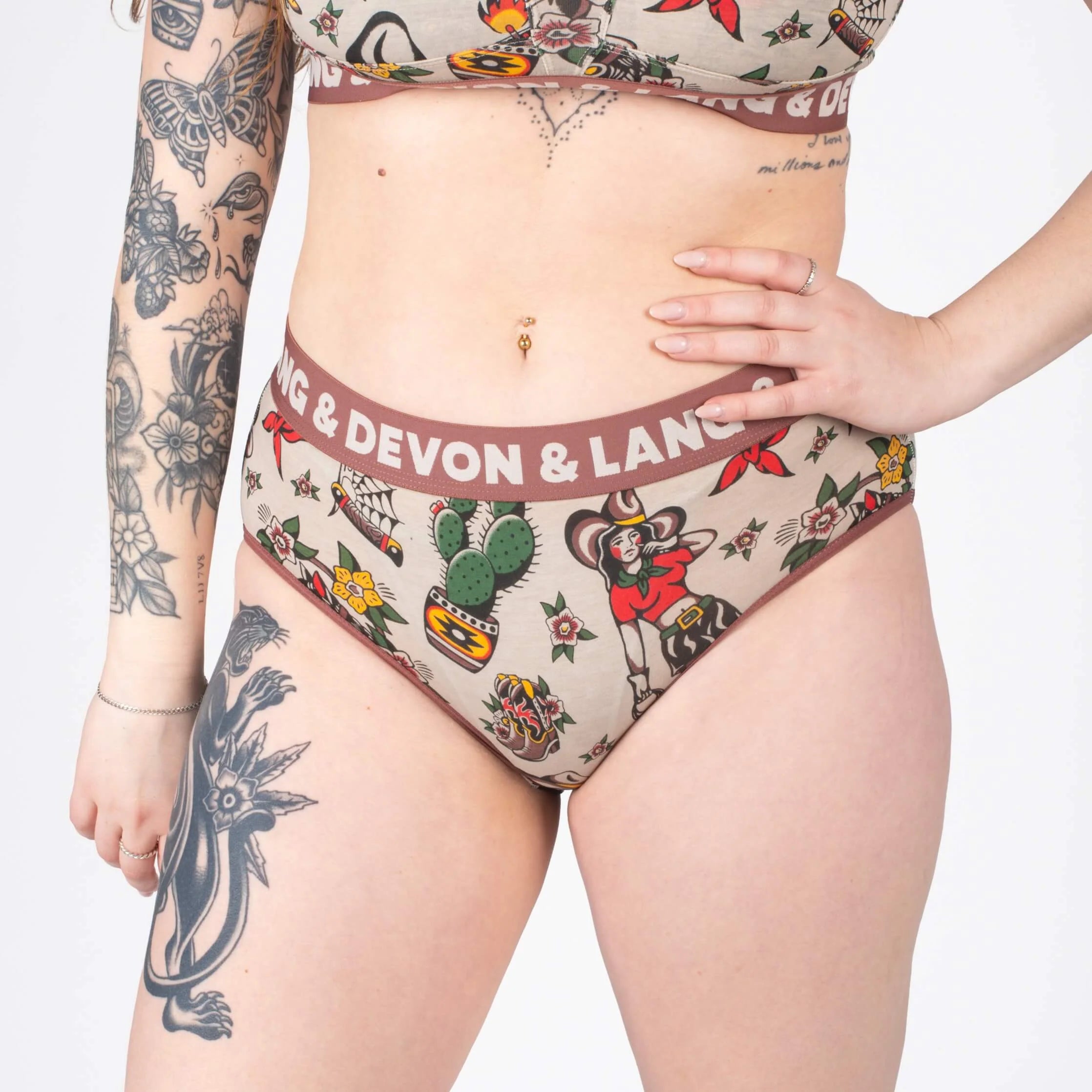 Devon + Lang Bria Full Coverage Bikini Brief
