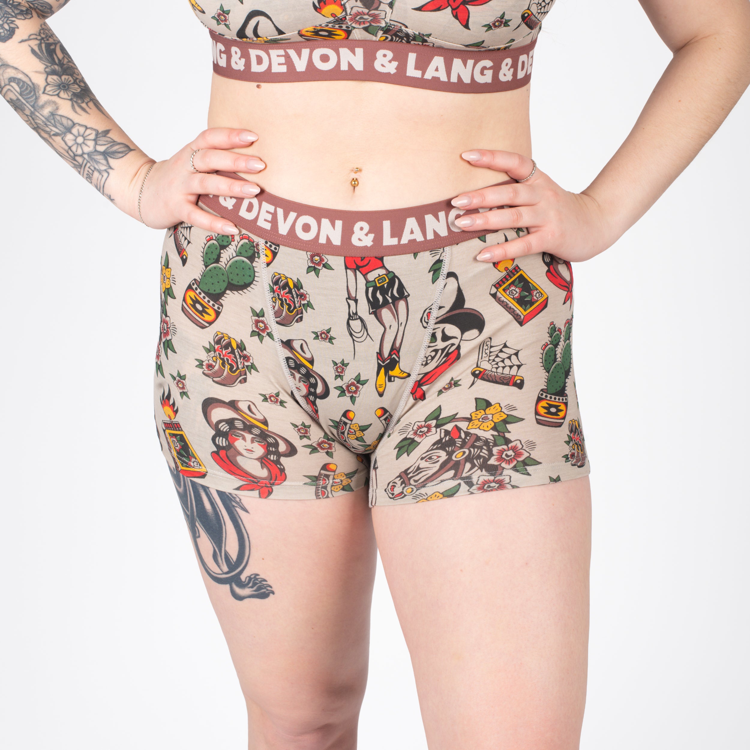 Devon + Lang Bria Boyshort Underwear